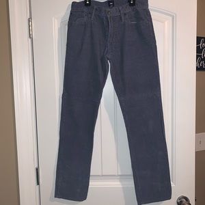 Gap Slim Corduroy Pants 29 x 30 - Gray
